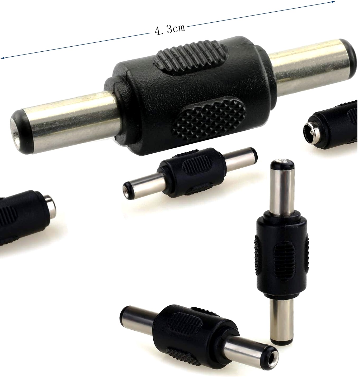 Adaptador recto Jack 5.5x2.1mm